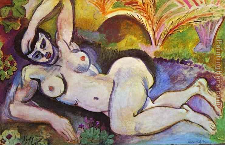 Blue Nude painting - Henri Matisse Blue Nude art painting